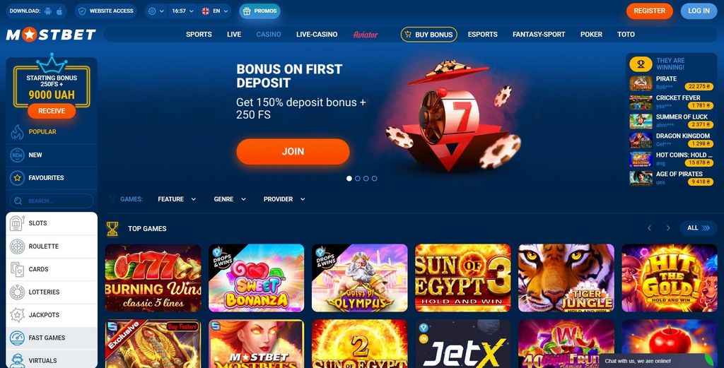 Обзор казино MostBet